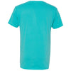 Next Level Men's Tahiti Blue Premium Fitted Short-Sleeve V-Neck Tee
