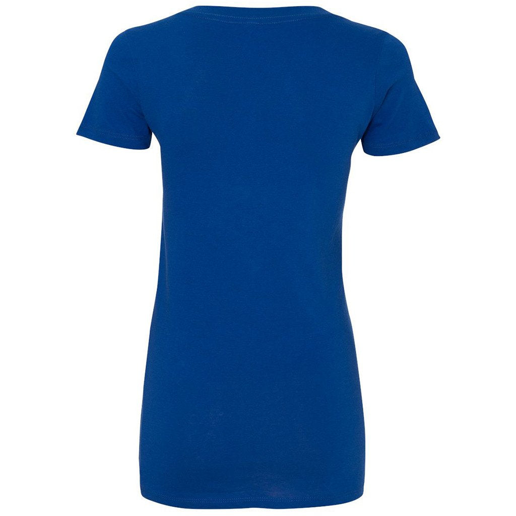 Next Level Women's Royal Deep V-Neck Tee