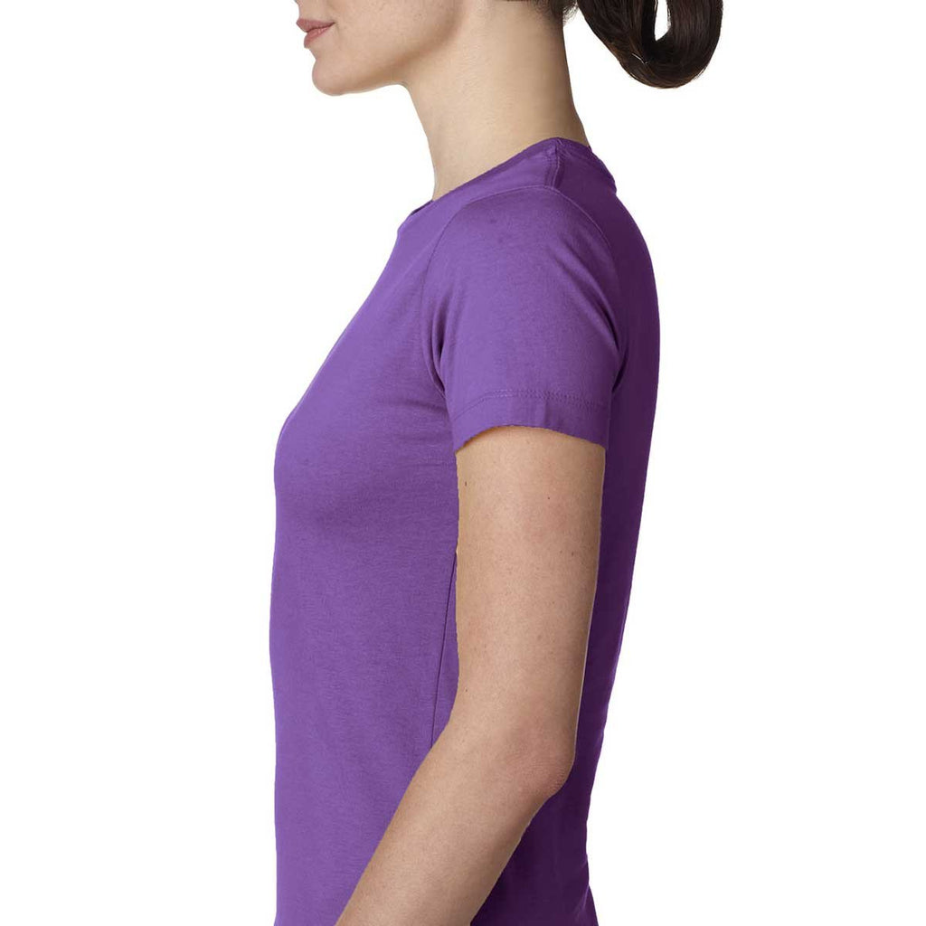 Next Level Women's Purple Berry Boyfriend Tee