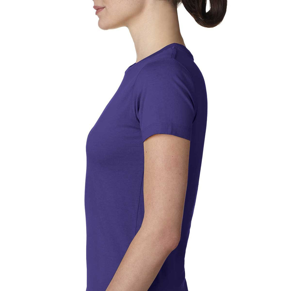 Next Level Women's Purple Rush Boyfriend Tee