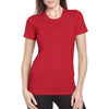 Next Level Women's Red Boyfriend Tee 