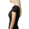 Next Level Women's Black Burnout Tee