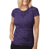 Next Level Women's Purple Rush Burnout Tee