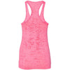 Next Level Women's Neon Pink Burnout Racerback Tank