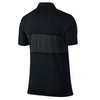 Nike Men's Black Heather/White Breathe Colour Block Polo