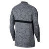 Nike Men's Wolf Grey/Black Seamless Knit 1/2 Zip Long Sleeve Cover