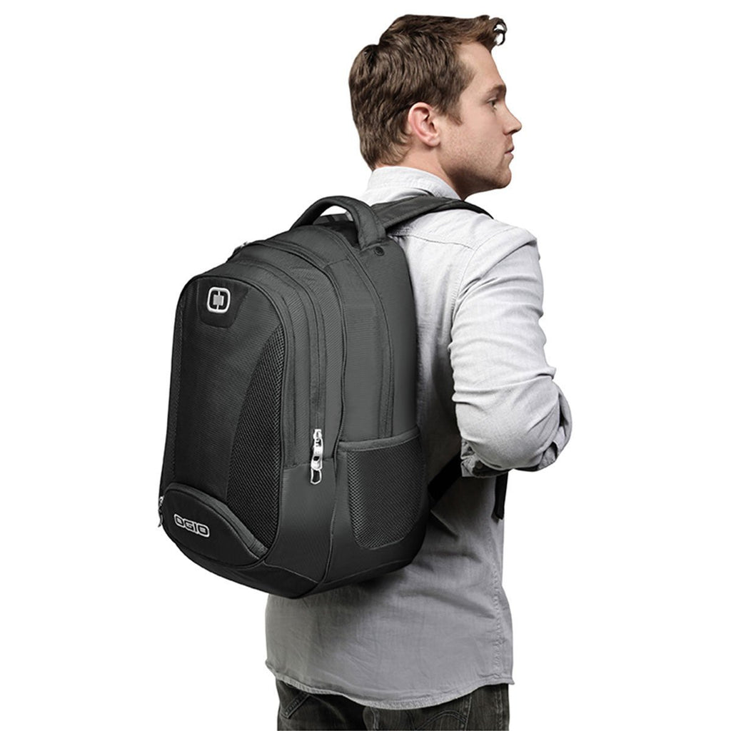 OGIO Black Silver Bullion Backpack