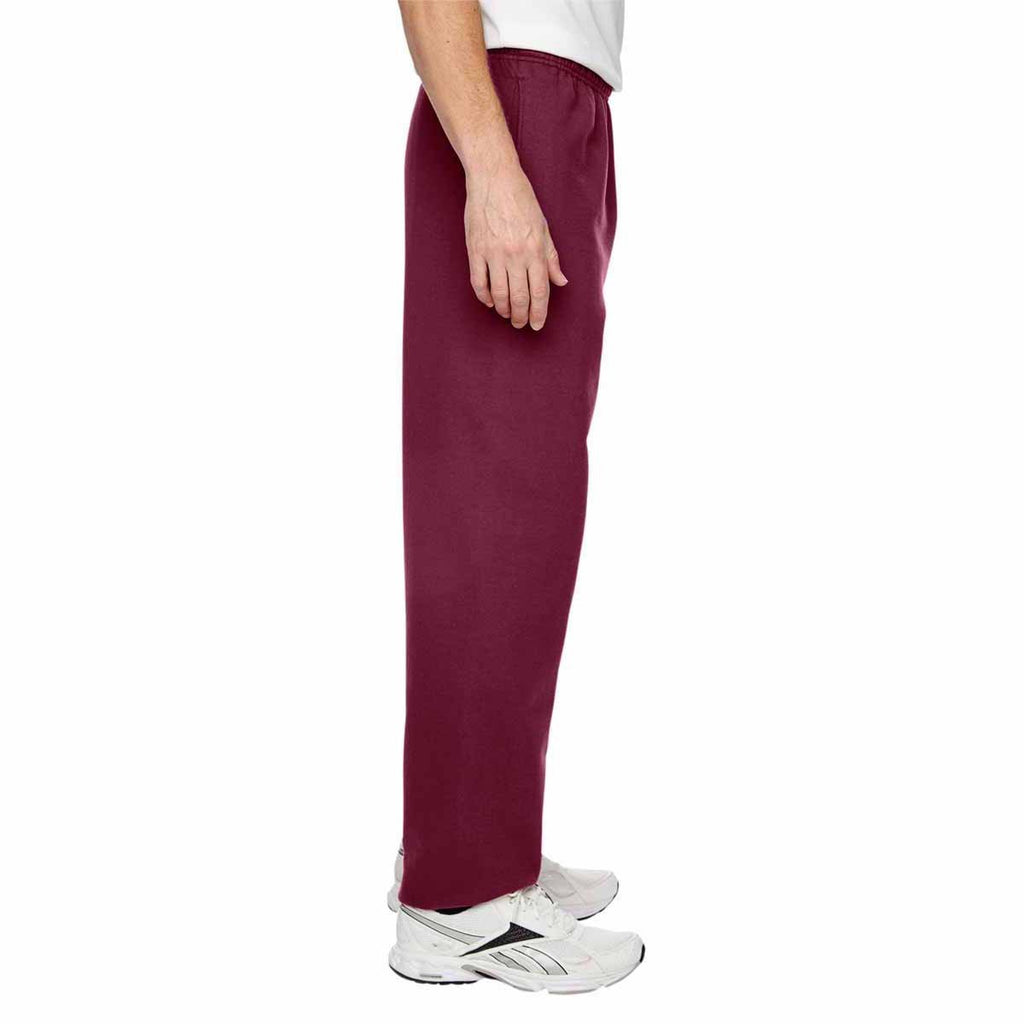 Champion Men's Sport Maroon for Team 365 Cotton Max 9.7-Ounce Fleece Pant