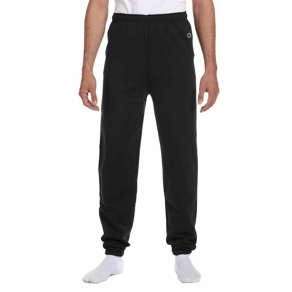 Champion Men's Black Eco 9-Ounce Fleece Pant