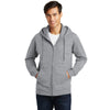 Port & Company Men's Athletic Heather Fan Favorite Fleece Full-Zip Hooded Sweatshirt
