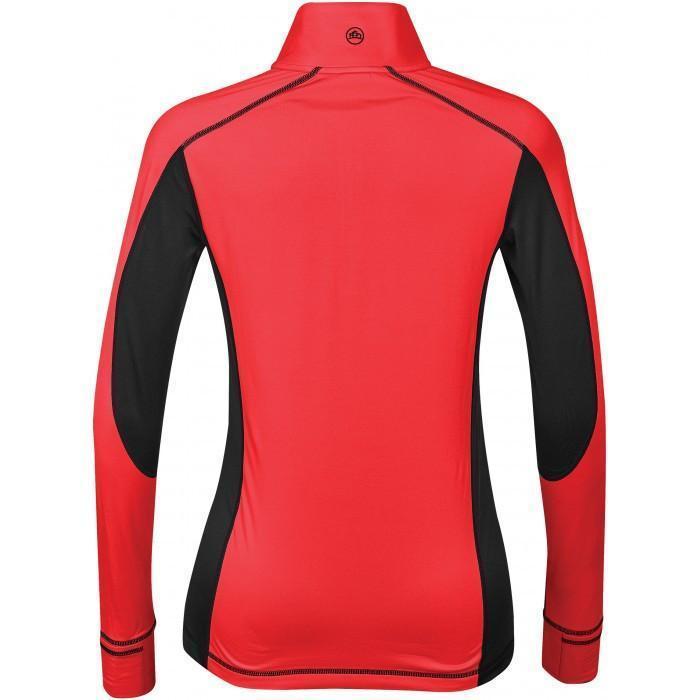 Stormtech Women's True Red/Black Phoenix Lightweight Quarter Zip