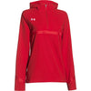 under-armour-women-red-pregame-woven-quarter-zip