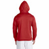 Champion Men's Scarlet/Black Performance 5.4-Ounce Colorblock Pullover Hood