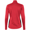 Champion Women's Scarlet/Black Performance 5.4-Ounce Colorblock Full-Zip Jacket