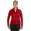 Champion Women's Scarlet/Black Performance 5.4-Ounce Colorblock Full-Zip Jacket