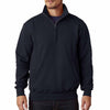 Champion Men's Navy Adult Double Dry Eco Quarter-Zip Pullover Fleece
