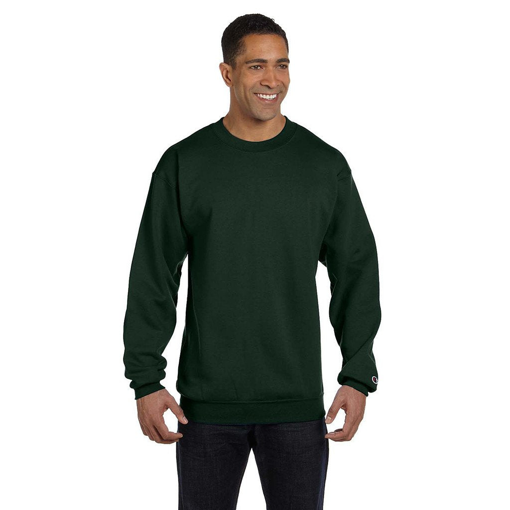 Champion Men's Forest Green Crewneck Sweatshirt