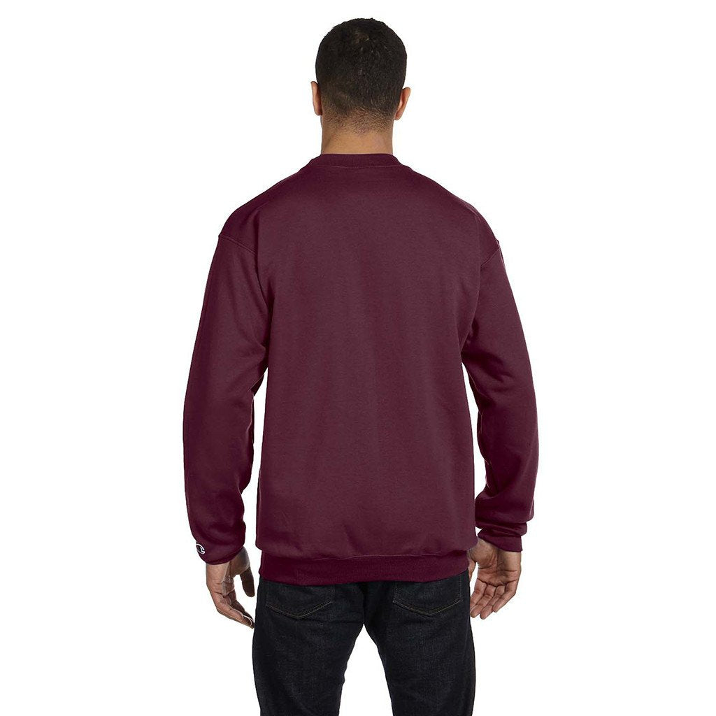 Champion Men's Maroon Crewneck Sweatshirt