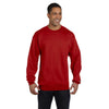 Champion Men's Scarlet Red Crewneck Sweatshirt