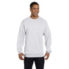 Champion Men's Silver Grey Crewneck Sweatshirt