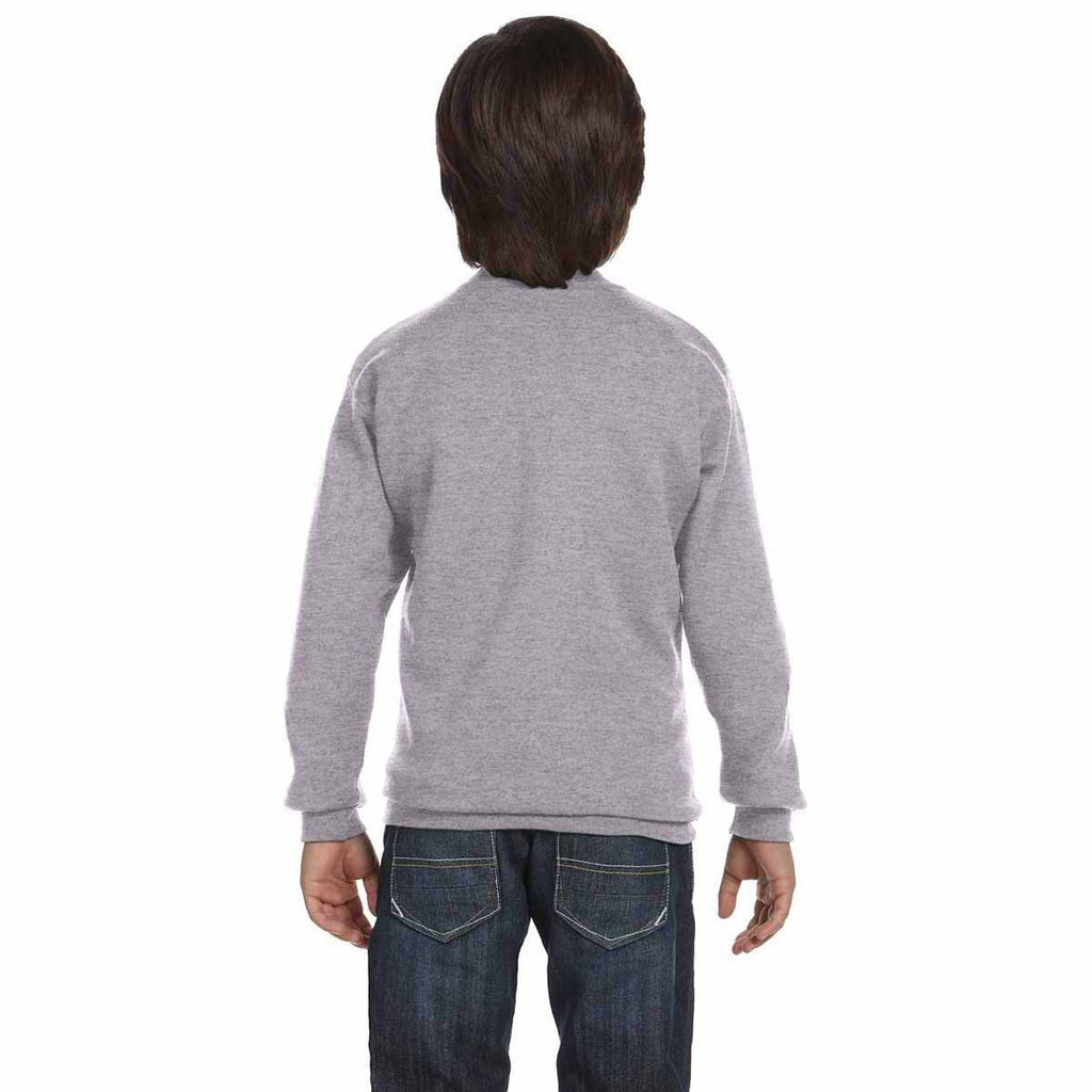 Champion Youth Light Steel Eco 9-Ounce Crew
