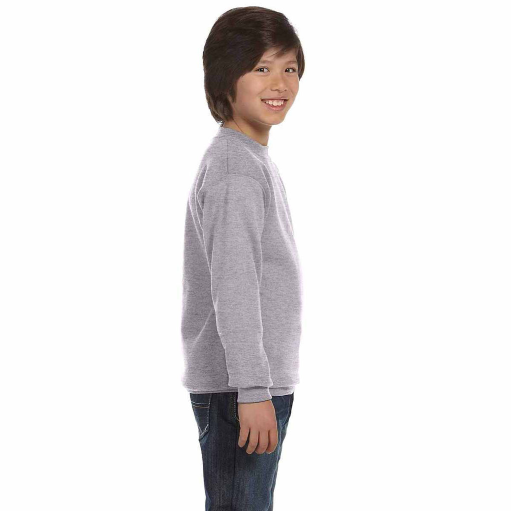 Champion Youth Light Steel Eco 9-Ounce Crew