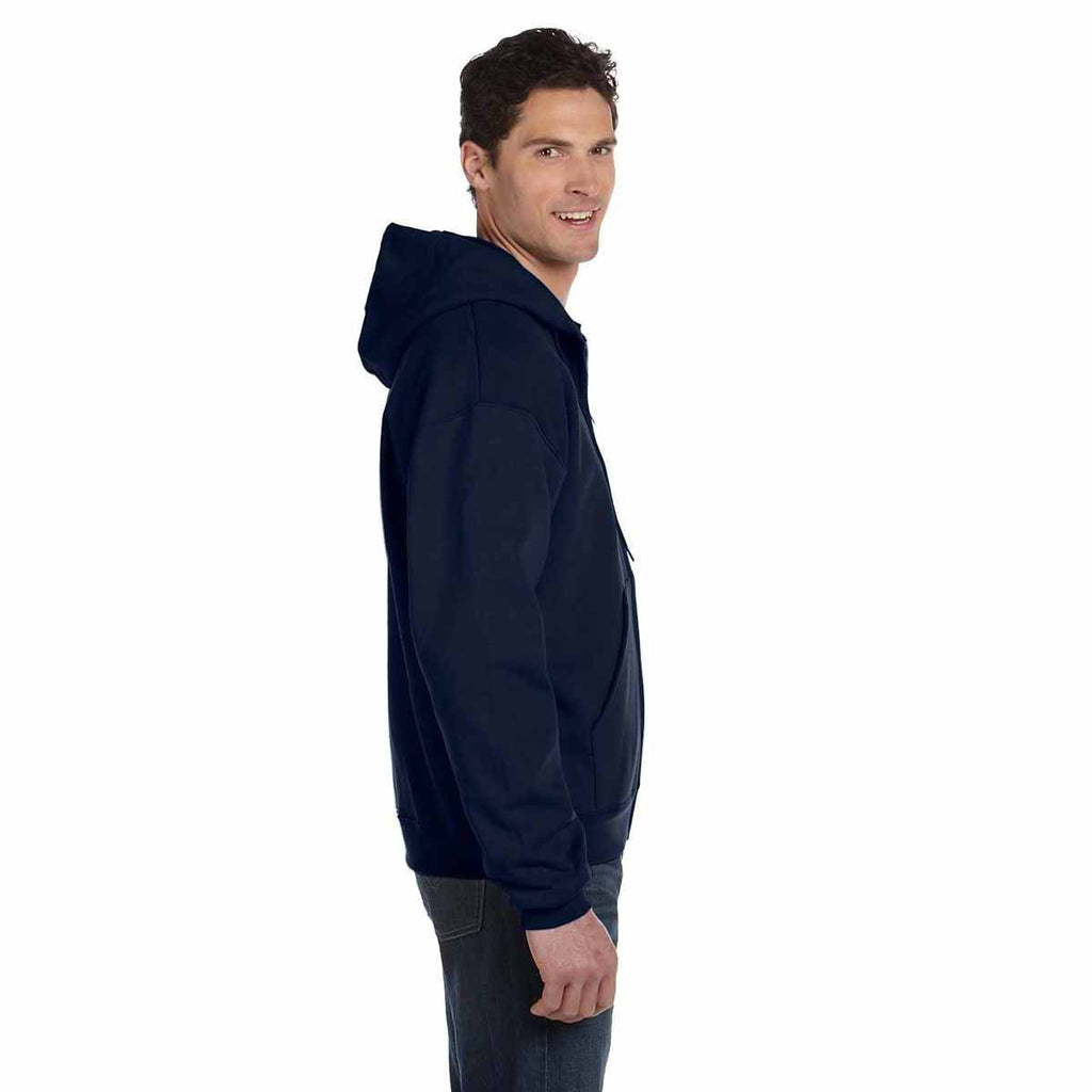 Champion Men's Navy Eco 9-Ounce Full Zip Hood