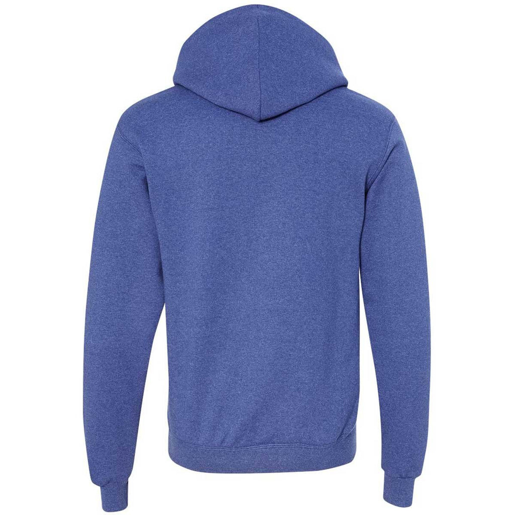 Champion Men's Royal Blue Heather Eco 9-Ounce Full Zip Hood
