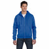 Champion Men's Royal Blue Heather Eco 9-Ounce Full Zip Hood