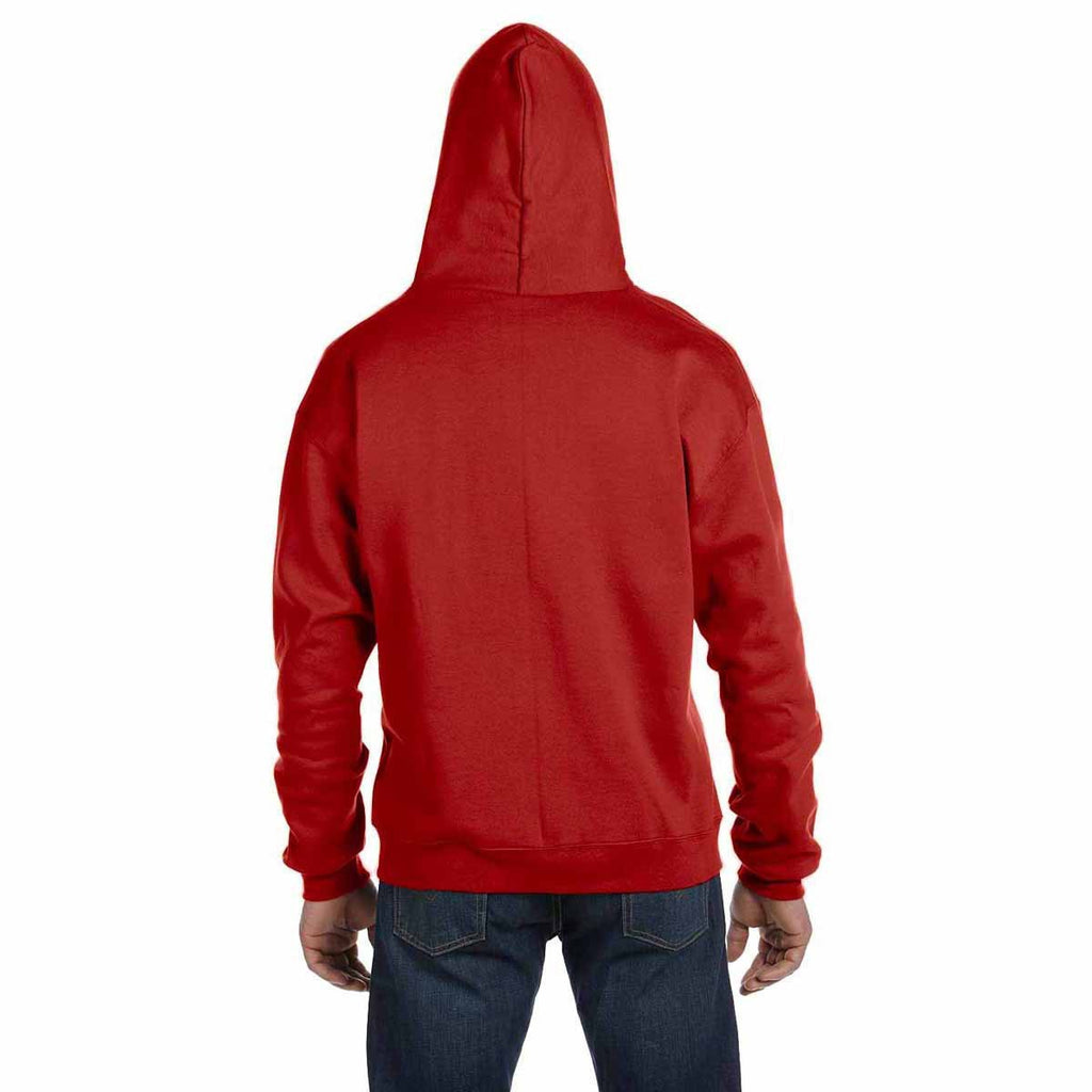 Champion Men's Scarlet Eco 9-Ounce Full Zip Hood