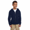 Champion Youth Navy Eco 9-Ounce Full-Zip Hood