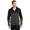 st245-sport-tek-black-hooded-jacket