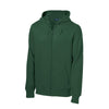 sport-tek-green-zip-hooded-sweatshirt
