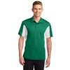 st655-sport-tek-green-polo