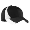 stc11-sport-tek-blackwhite-colorblock-cap