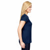 Champion Women's Sport Dark Navy for Team 365 Vapor Cotton Short-Sleeve V-Neck
