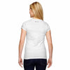 Champion Women's White Heather for Team 365 Vapor Cotton Short-Sleeve V-Neck