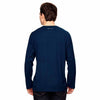 Champion Men's Sport Dark Navy Vapor Cotton Long-Sleeve T-Shirt