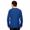 Champion Men's Sport Royal Vapor Cotton Long-Sleeve T-Shirt