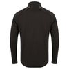 Tombo Men's Black Long Sleeve 1/4 Zip Performance Top