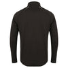 Tombo Men's Black Long Sleeve 1/4 Zip Performance Top