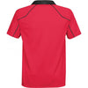 Stormtech Men's Scarlet/Black Crossover Performance Polo