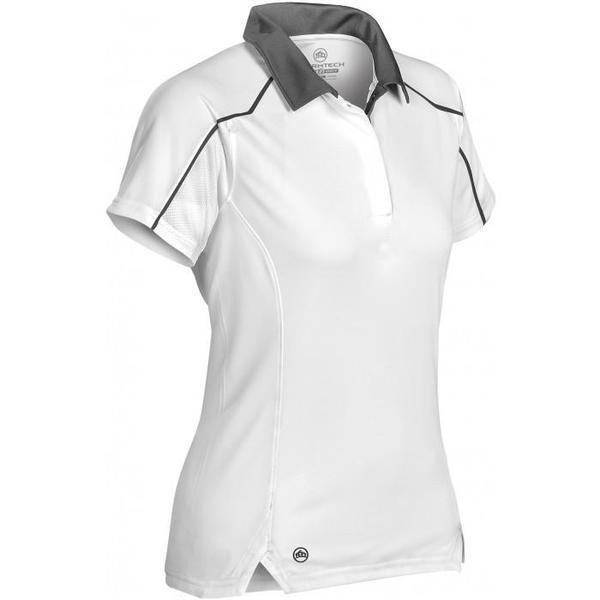 Stormtech Women's Tech White/Graphite Crossover Performance Polo