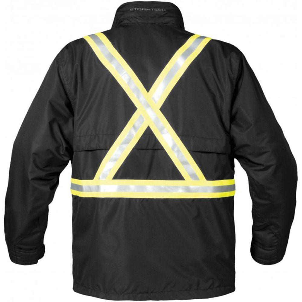 Stormtech Men's Black Explorer 3-In-1 Reflective Jacket