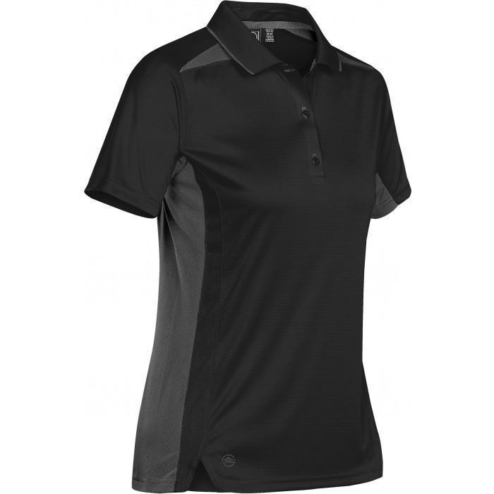 Stormtech Women's Black/Pewter Match Performance Polo