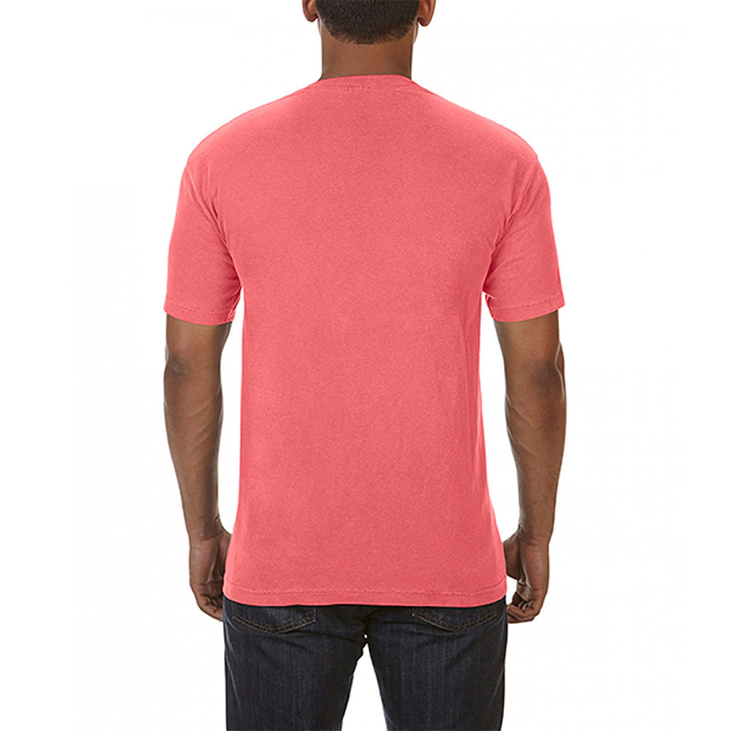 Comfort Colors Men's Neon Red Orange Heavyweight T-Shirt