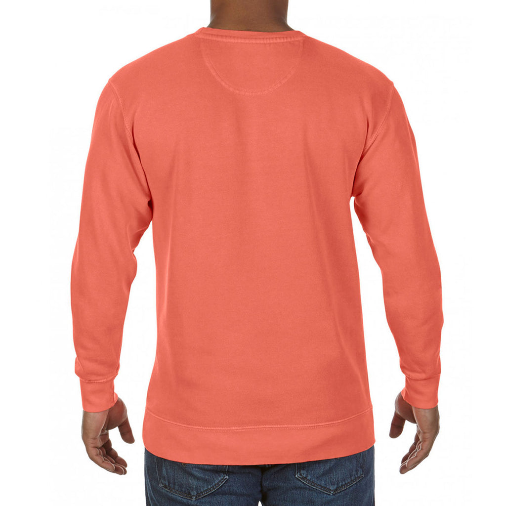 Comfort Colors Men's Bright Salmon Drop Shoulder Sweatshirt