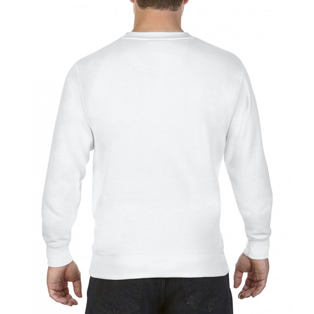 Comfort Colors Men's White Drop Shoulder Sweatshirt