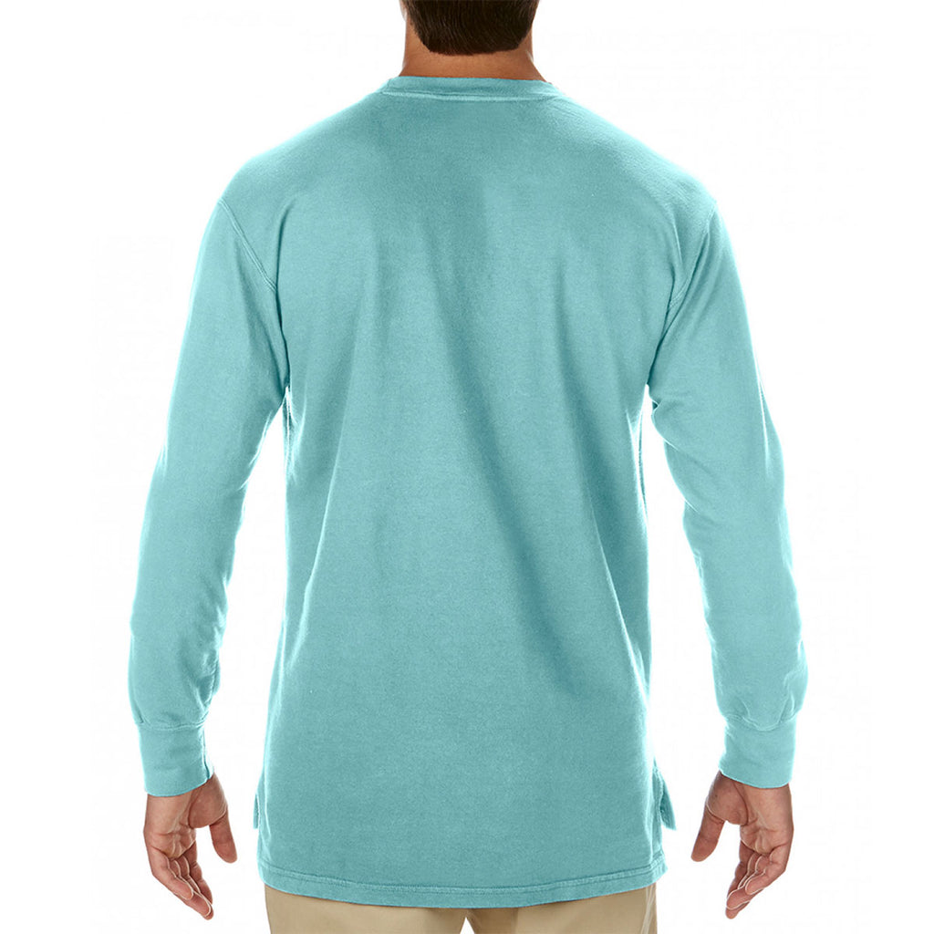Comfort Colors Men's Chalky Mint French Terry Pocket Sweatshirt