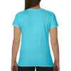 Comfort Colors Women's Lagoon Blue Fitted Ringspun T-Shirt